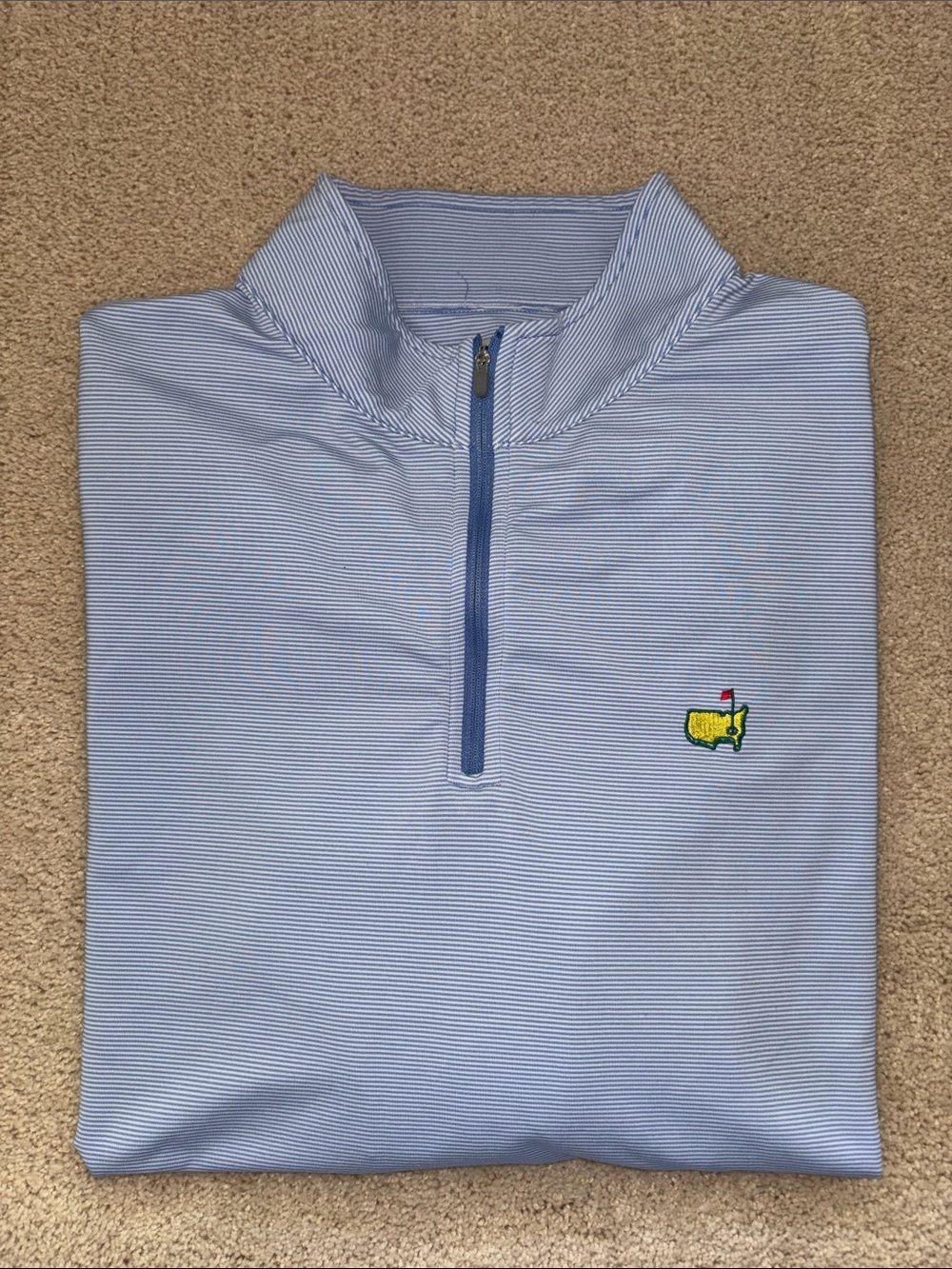 Peter Millar Masters Quarter 1/4 Zip Pullover Golf 2022 Size XL